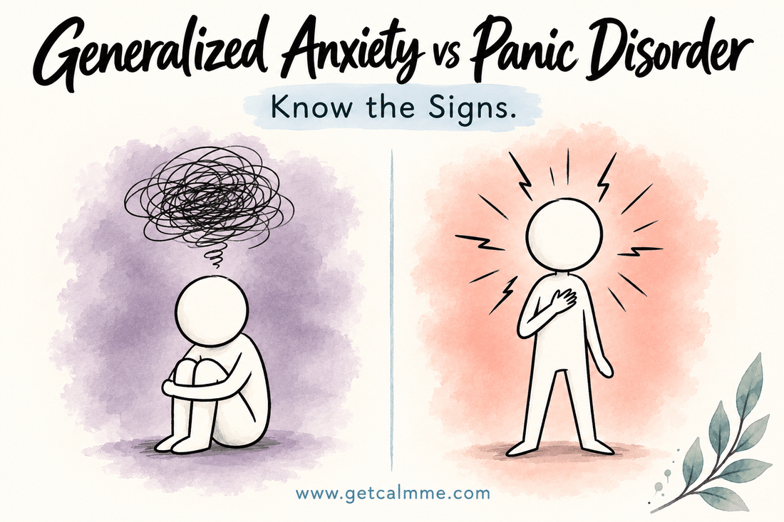 Generalized Anxiety vs Panic Disorder: Know the Signs - calmme