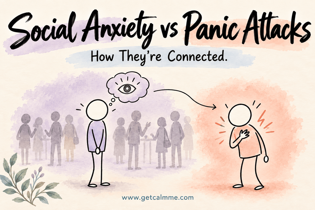 Social Anxiety vs Panic Attacks: How They're Connected - calmme