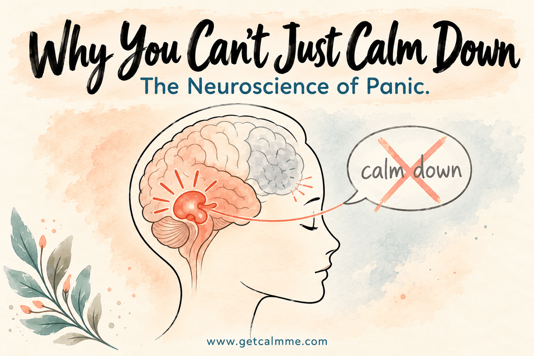 Why Your Brain Can't "Just Calm Down" During Panic - calmme